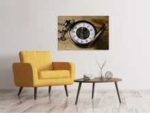 Load image into Gallery viewer, Canvas print Retro clock
