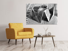 Load image into Gallery viewer, Canvas print Origami newspaper
