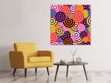 Load image into Gallery viewer, Canvas print Colorful retro circles
