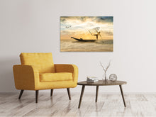 Load image into Gallery viewer, Canvas print Artful fisherman
