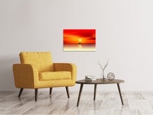 Load image into Gallery viewer, Canvas print A fisherman in the sunset
