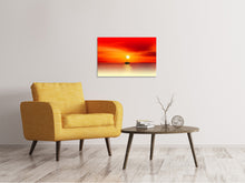 Load image into Gallery viewer, Canvas print A fisherman in the sunset

