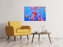 Load image into Gallery viewer, Canvas print Colorful jellyfish
