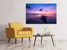 Load image into Gallery viewer, Canvas print Impressive sunset at the sea
