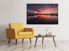 Load image into Gallery viewer, Canvas print Evening mood in the harbor
