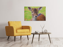 Load image into Gallery viewer, Canvas print Sweet deer
