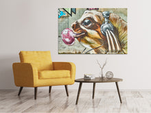 Load image into Gallery viewer, Canvas print That&#39;s where the dog rocks
