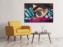 Load image into Gallery viewer, Canvas print Street Art The Eye
