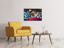 Load image into Gallery viewer, Canvas print Street Art The Eye
