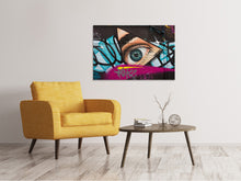 Load image into Gallery viewer, Canvas print Street Art The Eye

