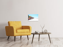 Load image into Gallery viewer, Canvas print Colorful beach houses
