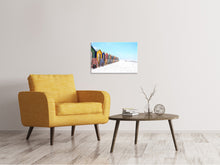 Load image into Gallery viewer, Canvas print Colorful beach houses

