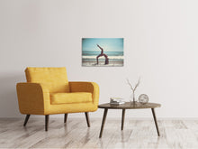 Load image into Gallery viewer, Canvas print Beach gymnastics
