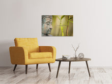 Load image into Gallery viewer, Canvas print XL Buddha head
