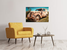 Load image into Gallery viewer, Canvas print Oldtimer with rust

