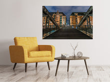 Load image into Gallery viewer, Canvas print On the long bridge
