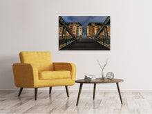 Load image into Gallery viewer, Canvas print On the long bridge
