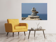 Load image into Gallery viewer, Canvas print Stone stack XXL
