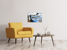 Load image into Gallery viewer, Canvas print Stone pile at the sea
