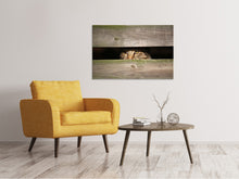 Load image into Gallery viewer, Canvas print Cat in hiding
