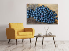 Load image into Gallery viewer, Canvas print Fresh blueberries
