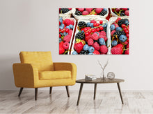 Load image into Gallery viewer, Canvas print Bowls with berries
