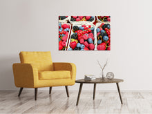 Load image into Gallery viewer, Canvas print Bowls with berries
