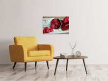 Load image into Gallery viewer, Canvas print Fresh raspberries
