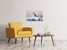 Load image into Gallery viewer, Canvas print Matterhorn in clouds
