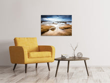 Load image into Gallery viewer, Canvas print Mystic mood by the sea

