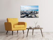 Load image into Gallery viewer, Canvas print Beach stones
