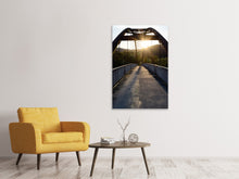Load image into Gallery viewer, Canvas print Bridge at sunrise

