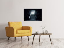 Load image into Gallery viewer, Canvas print Escalator in the dark
