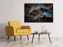 Load image into Gallery viewer, Canvas print Outside stairs
