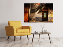 Load image into Gallery viewer, Canvas print Abandoned stairs
