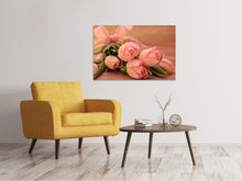 Load image into Gallery viewer, Canvas print Romantic tulip bouquet
