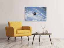 Load image into Gallery viewer, Canvas print A satellite above the clouds
