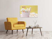 Load image into Gallery viewer, Canvas print Marshmallow in the bucket
