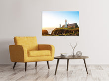 Load image into Gallery viewer, Canvas print The lighthouse at sunrise
