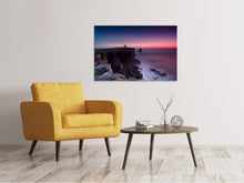 Load image into Gallery viewer, Canvas print The lighthouse at dusk
