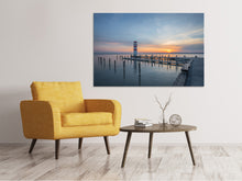 Load image into Gallery viewer, Canvas print Lighthouse in the sunset
