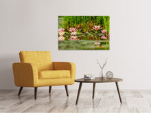 Load image into Gallery viewer, Canvas print Wild water lilies
