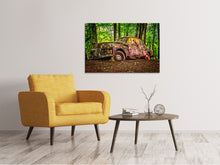 Load image into Gallery viewer, Canvas print Abandoned classic car
