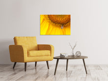 Load image into Gallery viewer, Canvas print Close up yellow bud
