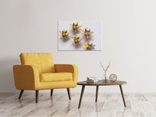 Load image into Gallery viewer, Canvas print Origami stars
