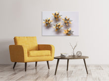 Load image into Gallery viewer, Canvas print Origami stars
