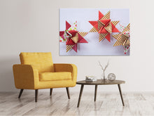 Load image into Gallery viewer, Canvas print Star origami
