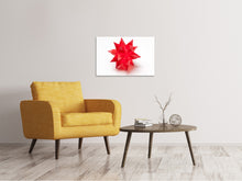 Load image into Gallery viewer, Canvas print Red christmas star
