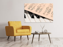 Load image into Gallery viewer, Canvas print Piano notes
