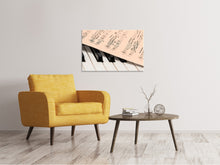 Load image into Gallery viewer, Canvas print Piano notes
